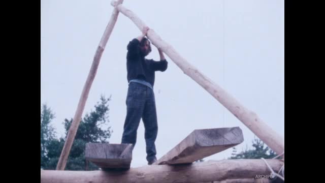 Construction de l'archéosite de Samara (80)